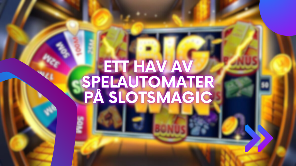 Ett hav av spelautomater på Slotsmagic