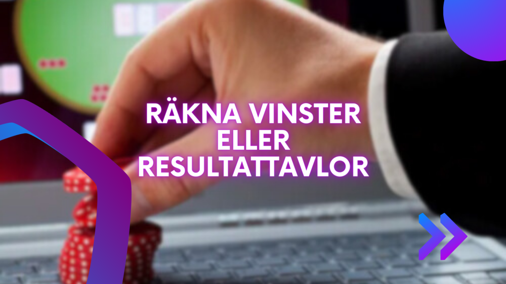 Räkna vinster eller resultattavlor